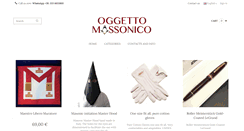 Desktop Screenshot of oggettomassonico.com