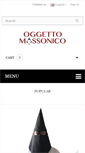 Mobile Screenshot of oggettomassonico.com